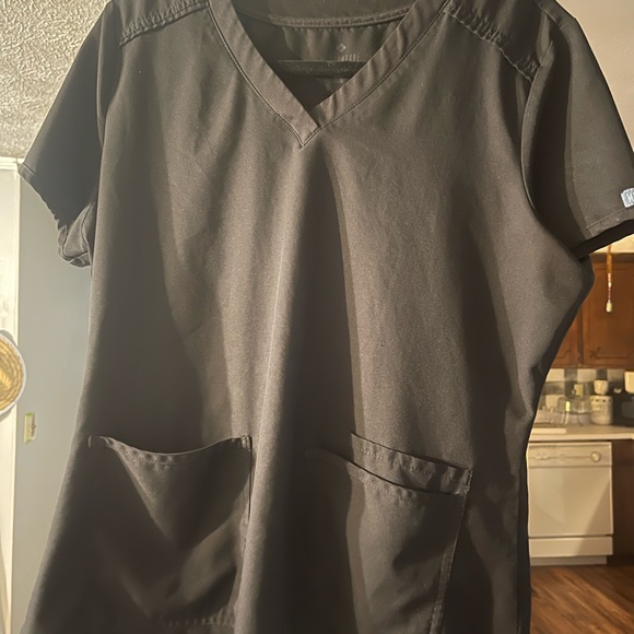 Black size large top and size large bottoms, med couture scrubs. - Picture 2 of 2